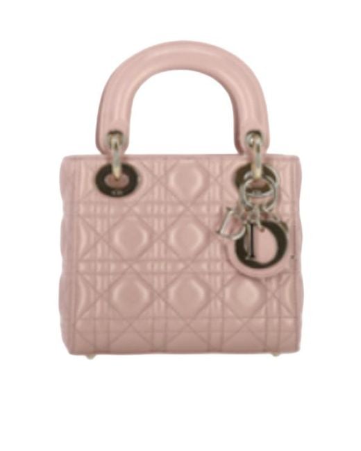 Dior Pink Logo Tote Bag