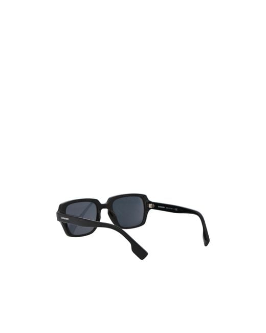 Burberry White Eldon Rectangular Sunglasses for men