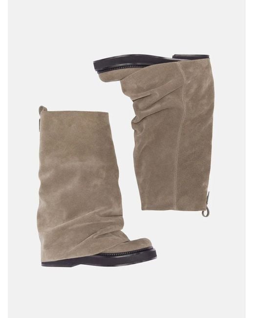 The Attico Brown The Robin Combat Boots