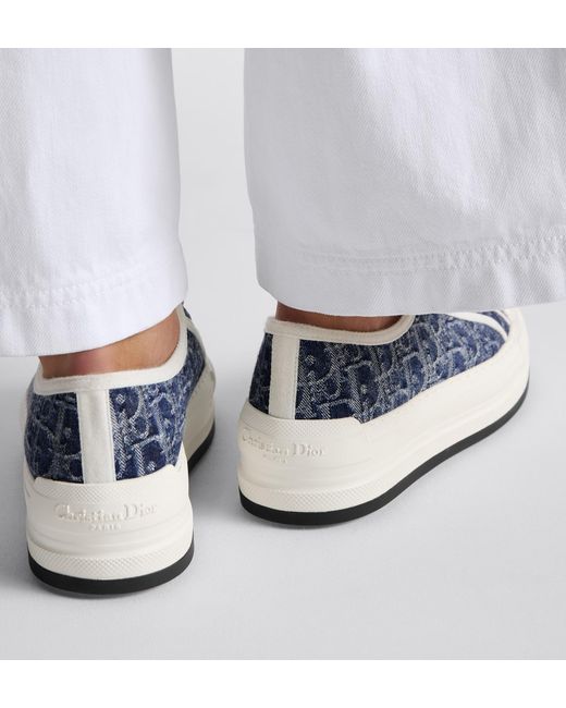 Dior Blue Walk'N' Platform Sneaker