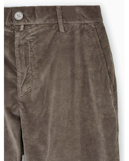 Jacob Cohen Gray Casual Trousers With Belt Loops for men