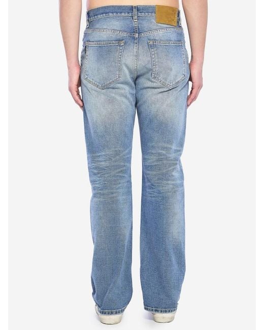 Haikure Blue Logo Jeans for men