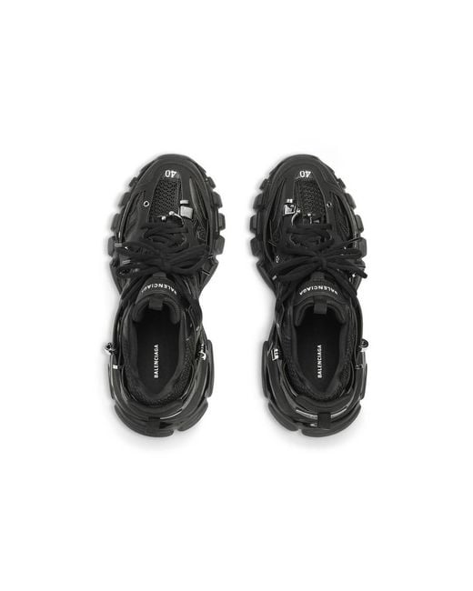 Balenciaga Black Track Piercing Sneakers for men