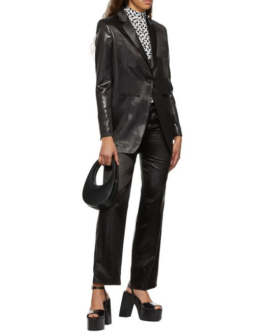 Coperni Black Swipe Zipped Mini Top Handle Bag
