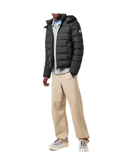 Moncler Gray Light Warm Down Jacket for men