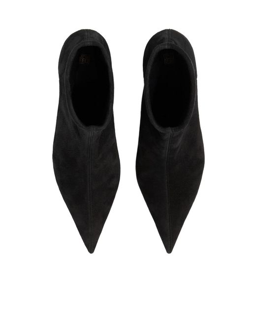 Totême Black Totême Pointed Toe Sock Boots