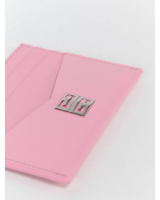 Givenchy Pink 4G Cardholder Wallet