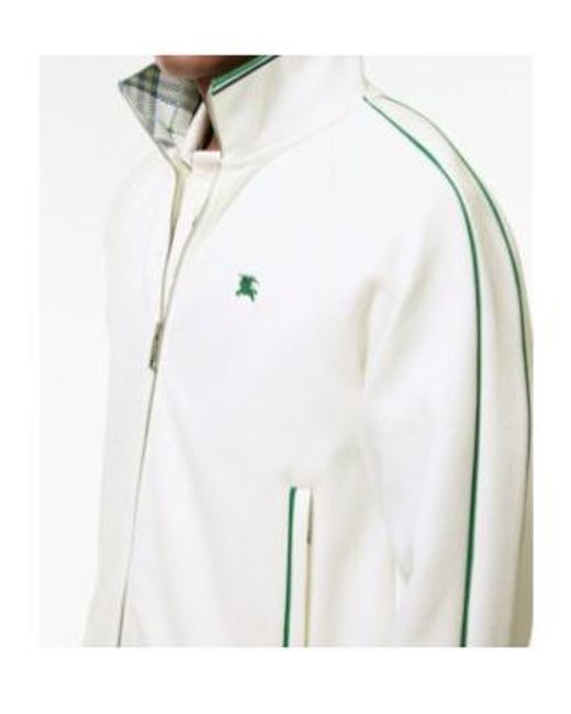 Burberry Natural Zip-Up Tennis Jacket for men