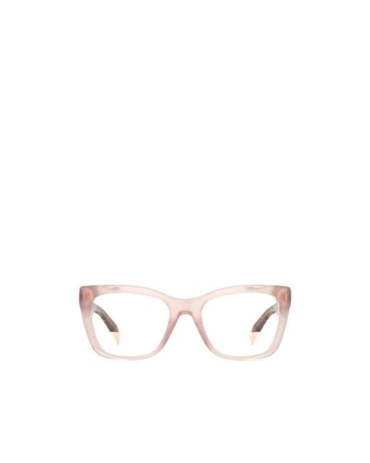 Missoni White Geometric Frame Flat Mirror