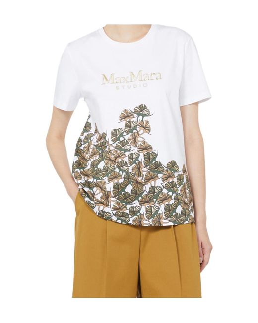 Max Mara White Short Sleeve T-Shirt