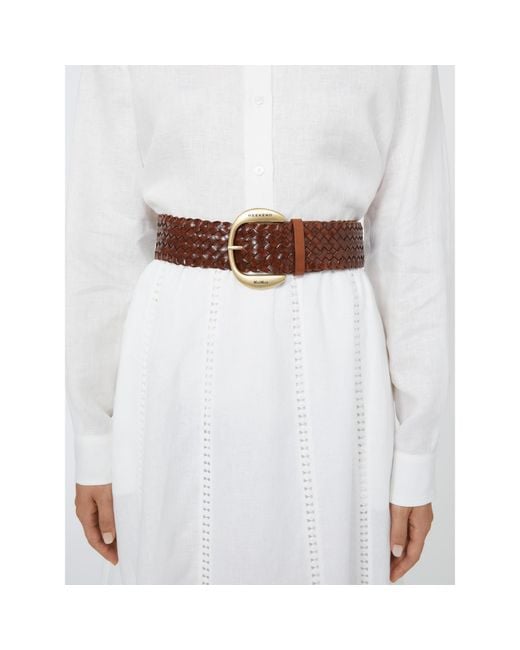 Weekend by Maxmara Brown Agelo Woven Belt