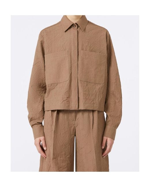 Max Mara Natural Wool Boxy Jacket