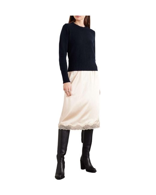Allude Blue Cashmere Sweater