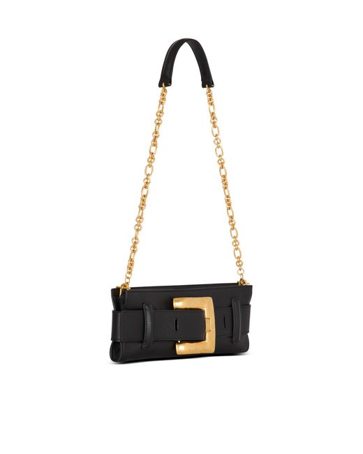 Balmain Black Anthem Clutch Bag