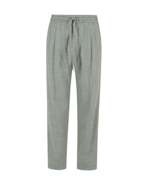 Dolce & Gabbana Gray Houndstooth Joggers for men