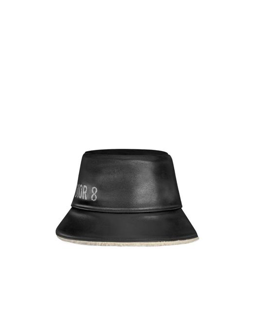 Dior Black Teddy-D 8 Small Brim Bucket Hat