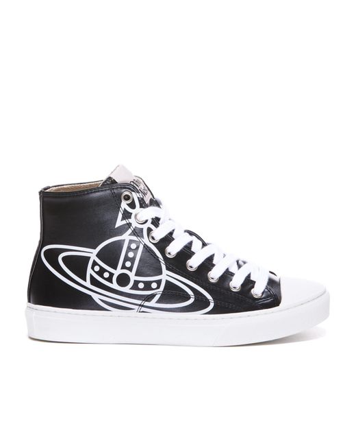 Vivienne Westwood Multicolor Logo-Print High-Top Sneakers