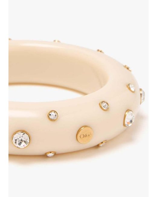 Chloé White Round Bracelet