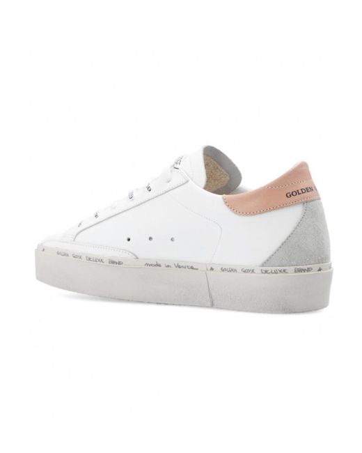 Golden Goose Deluxe Brand White Hi Star Low-Top Sneakers