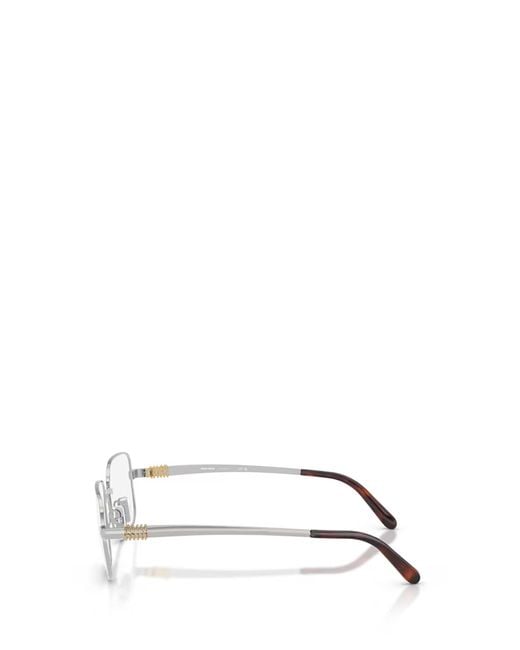 Miu Miu Natural Eyewear Rectangle Frame Glasses