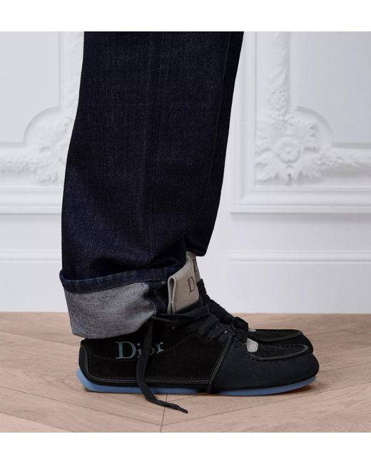 Dior Black Roadie Lace-Up Boot for men
