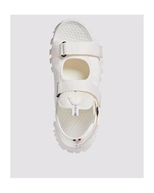 Moncler White Trailgrip Vela Water-Repellent Sandals