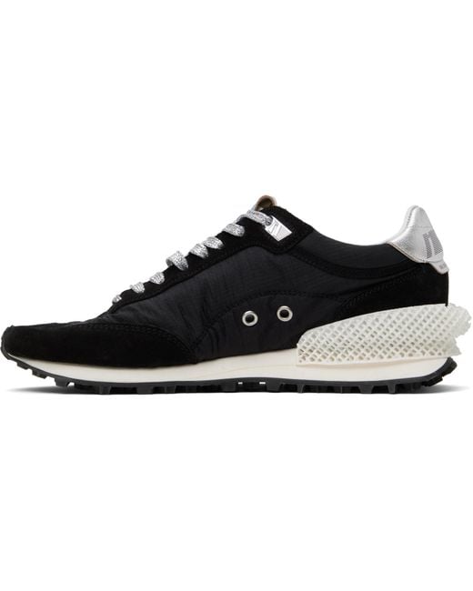 Golden Goose Deluxe Brand Black Running Marathon Lace-Up Sneakers for men