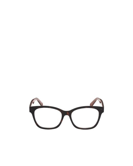 Moncler White Eyewear Square Frame Glasses for men