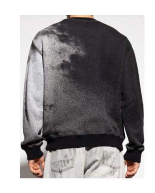 Palm Angels Gray Graphic Printed Sweatshirt for men