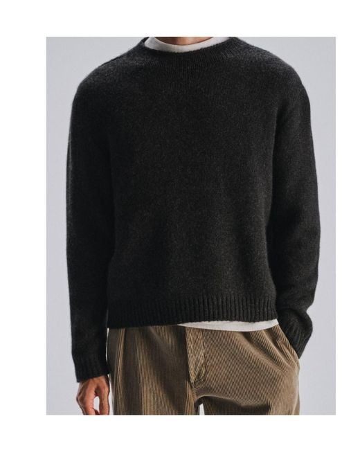 The Row Black Long-Sleeved Sweater for men