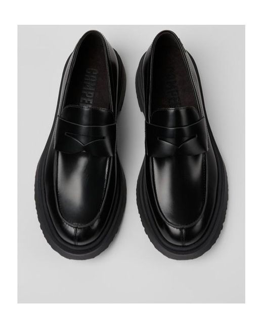 Camper Black Walden Loafers for men