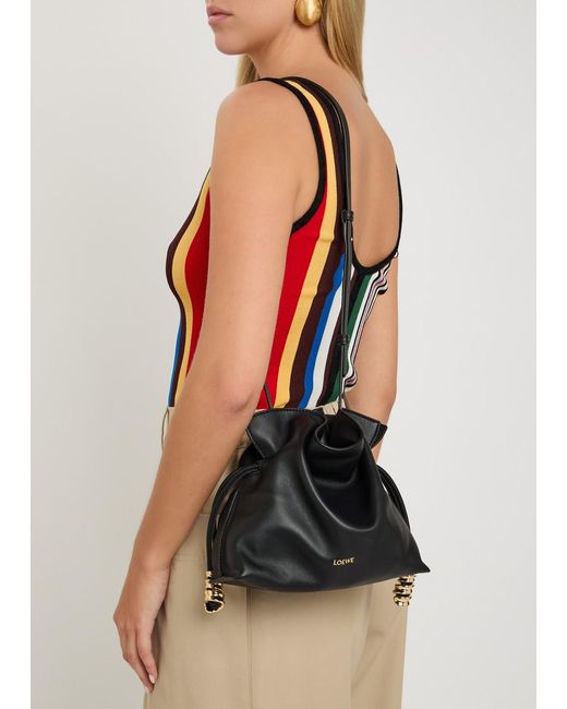 Loewe Black Metallic Clutch