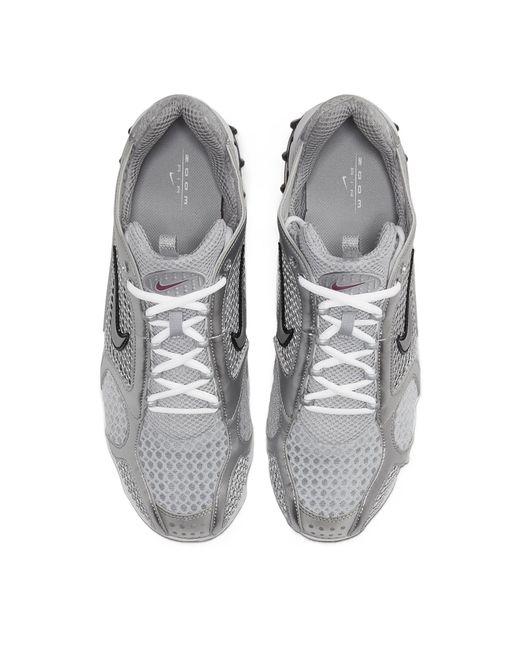 Nike Gray Air Zoom Spiridon Cage 2 Sneakers for men