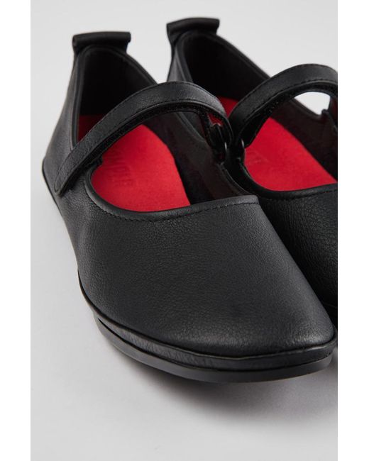 Camper Black Right Nina Ballet Flats