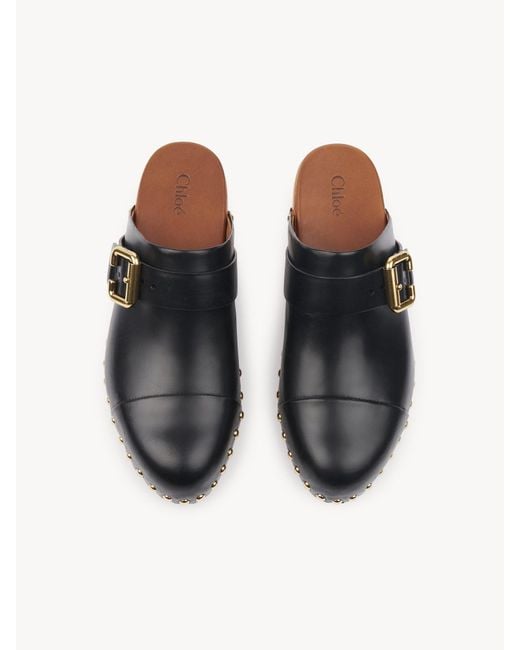 Chloé Multicolor Chloé Lace Jeannette Clogs