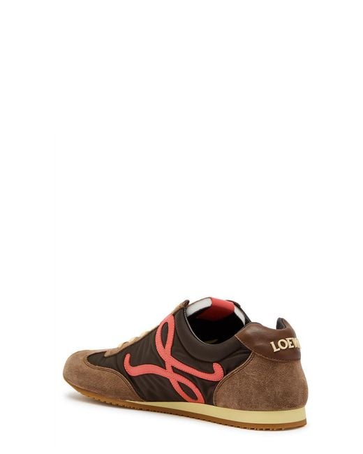 Loewe Brown Ballet Runner 2.0 Panelled Nylon Sneakers for men