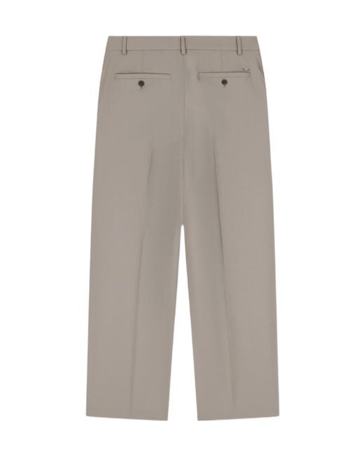 Emporio Armani Gray Contemporary Tailored Pants for men