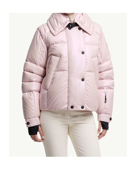 Moncler Pink Jeita Down Ski Jacket