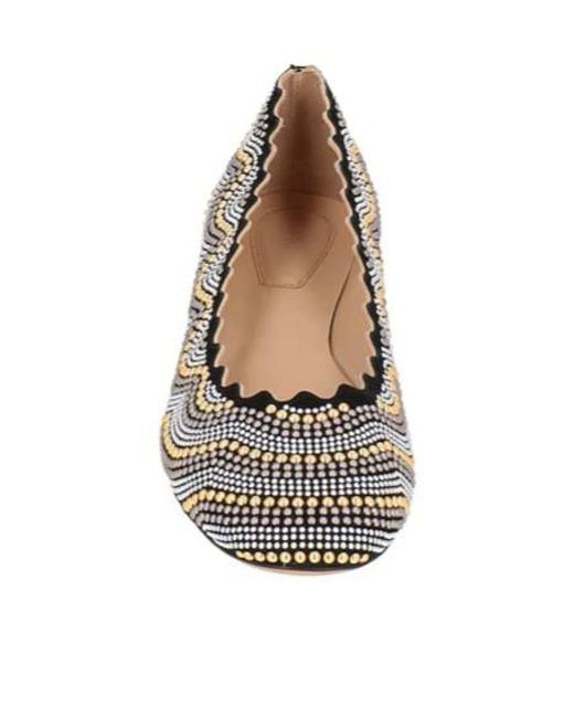 Chloé Black Minimal Ballet Flat Shoes