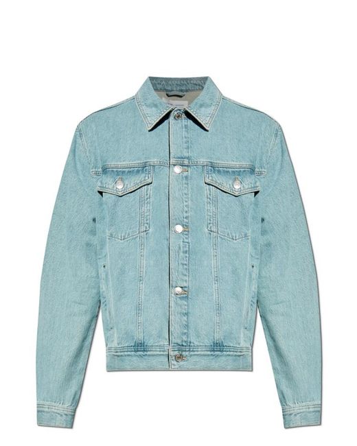 Samsøe & Samsøe Blue "Samisck" Denim Jacket for men