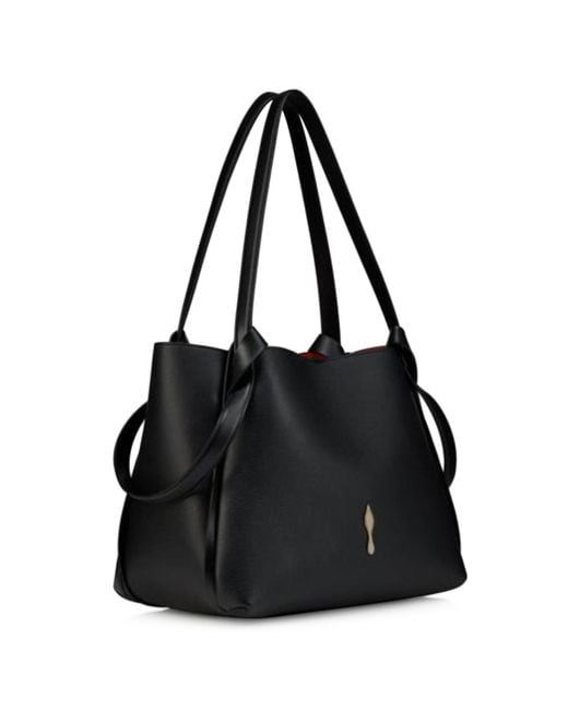 Christian Louboutin Black Bettina Small Calfskin Tote Bag