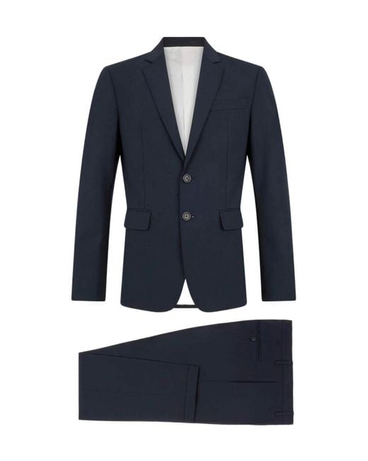 DSquared² Blue Single-Breasted Tailored Suit for men