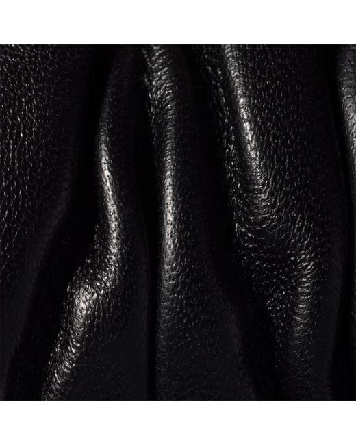 Miu Miu Black Pochette En Cuir Nappa Matelassé