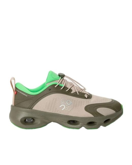 Loewe Green X On Cloudsolo Lace-Up Sneakers