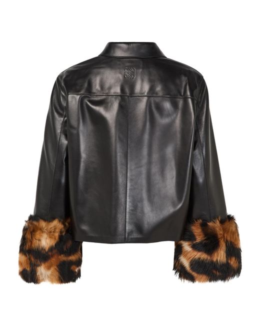 Loewe Black Turn-Up Jacket
