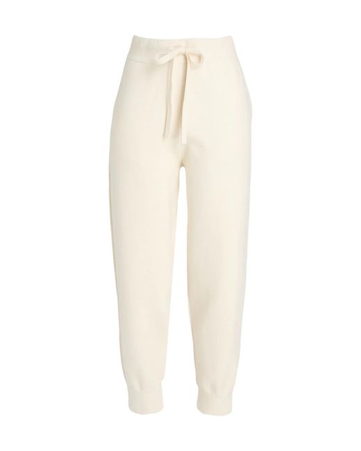 Burberry White Solid Color Casual Trousers