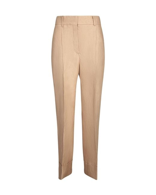 Incotex Natural Relaxed Fit Tailored Pants