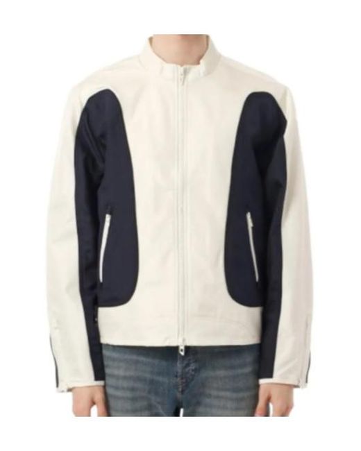 DIESEL Blue Wrd Panelled Zip-Up Jacket for men