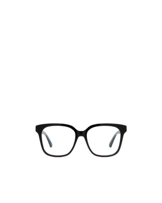 Gucci White Eyewear Rectangular Frame Glasses