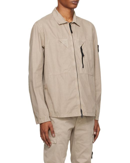 Stone Island Natural Logo Casual Jacket for men
